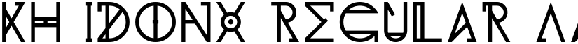 KH Idonx font download