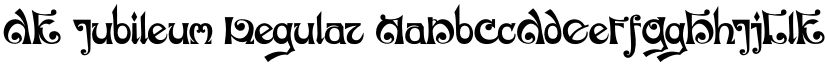 DK Jubileum Regular font