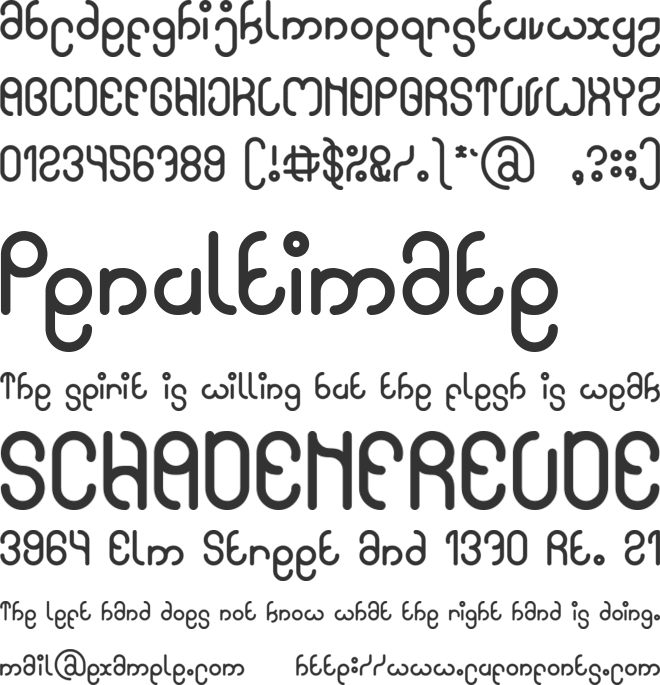 High In love font preview