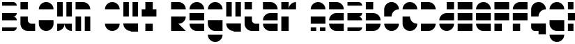Blown Out Regular font