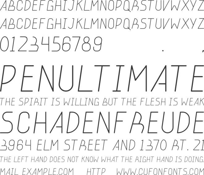 stickeround font preview