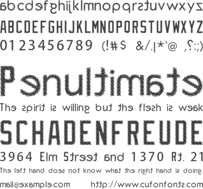 piegusq font preview