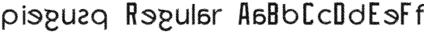 piegusq Regular font