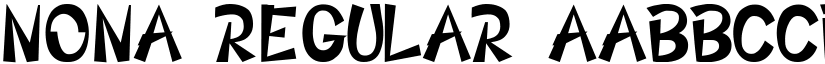 NONA Regular font