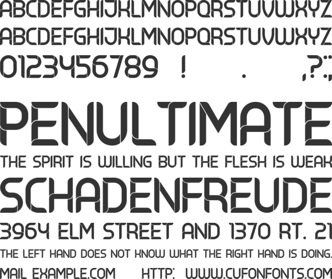 Serbia font preview