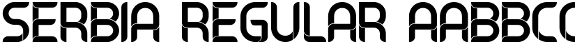 Serbia Regular font