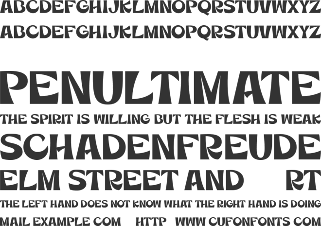 MercuriaDemo font preview