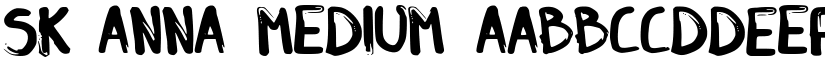 SK_ANNA Medium font