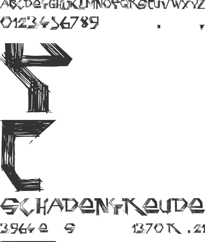 Penball Wizard font preview