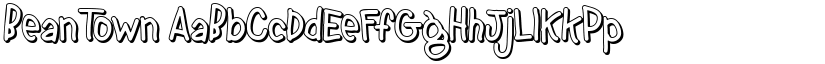 Bean Town font download