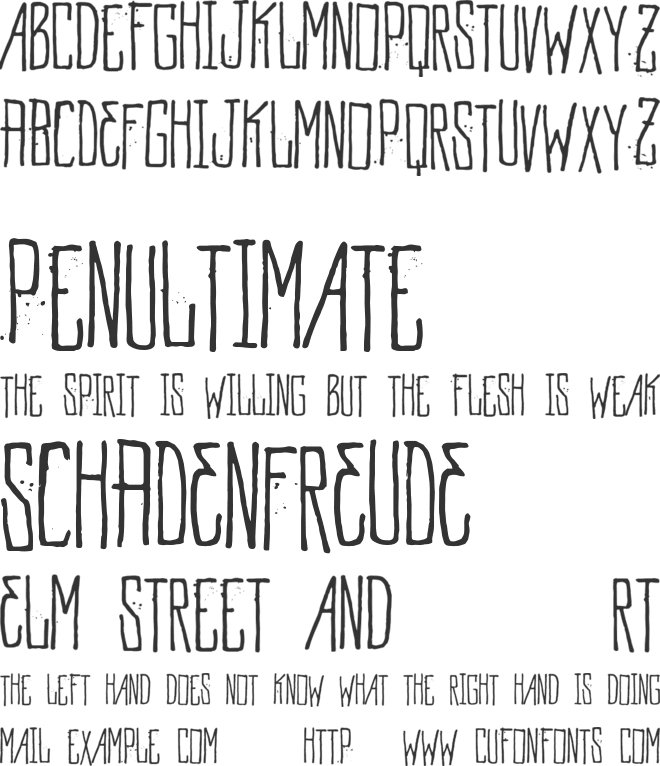 Vtks MockUp font preview