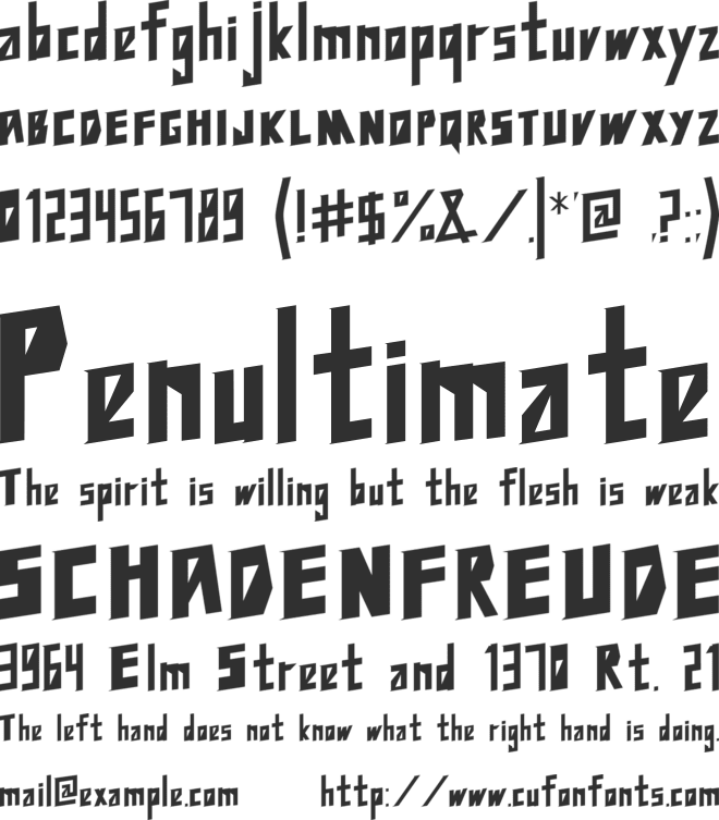 Ncdms font preview