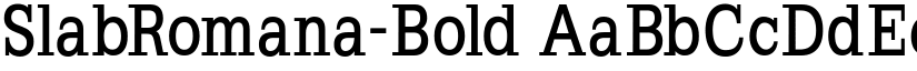 SlabRomana-Bold font