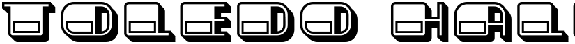 Toledo Half Hollow Partial Regular font