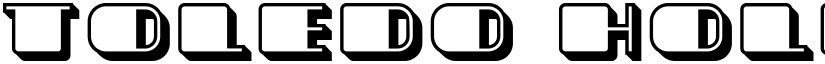 Toledo Hollow Regular font
