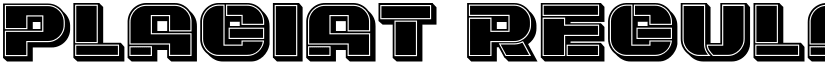 Plagiat Regular font