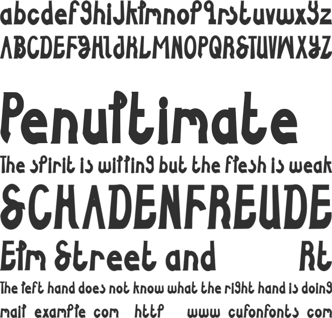 White Celso Sans font preview