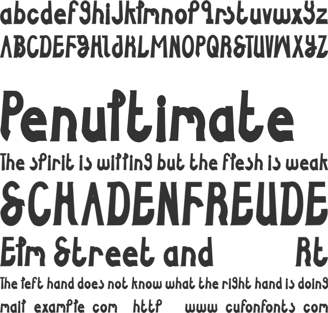 White Celso Sans font preview