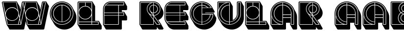 Wolf Regular font