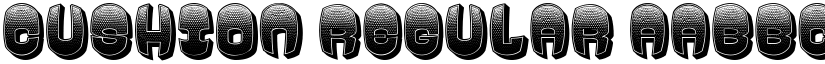 Cushion Regular font
