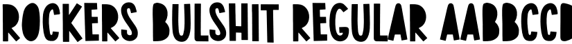 Rockers Bulshit Regular font