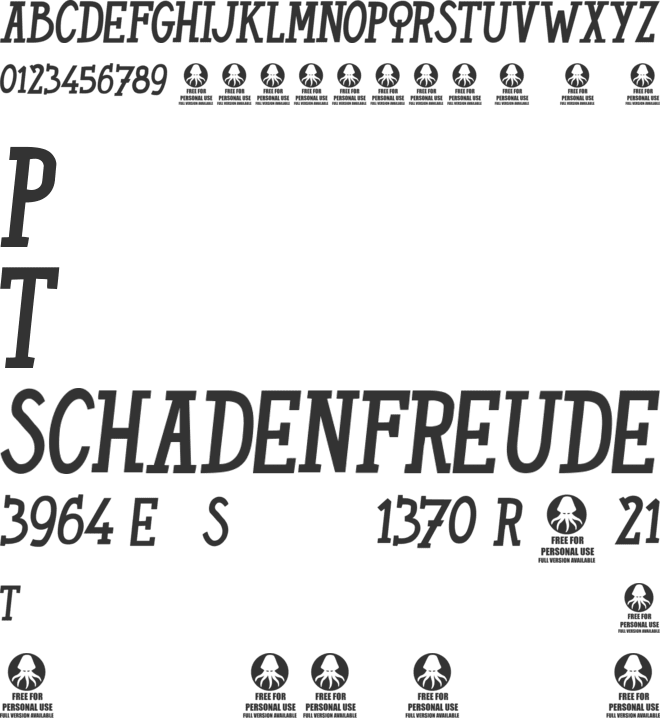 THE CHIQUITAS font preview