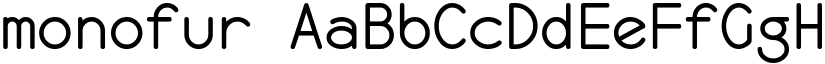 monofur font