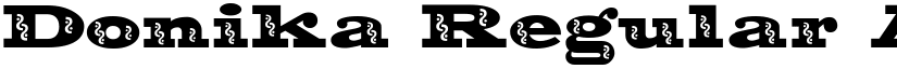 Donika Regular font