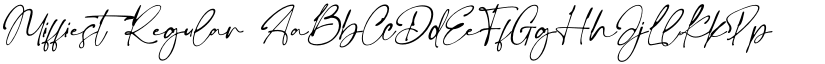 Miffiest Regular font