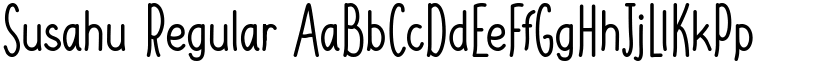 Susahu font download