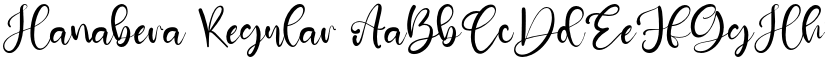 Hanabera font download