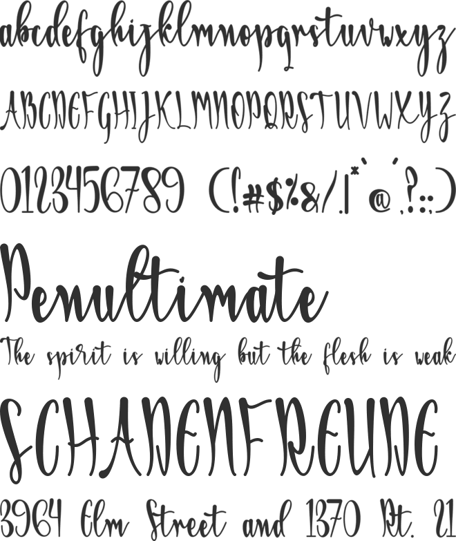 Christmas Joyday-PERSONAL USE font preview