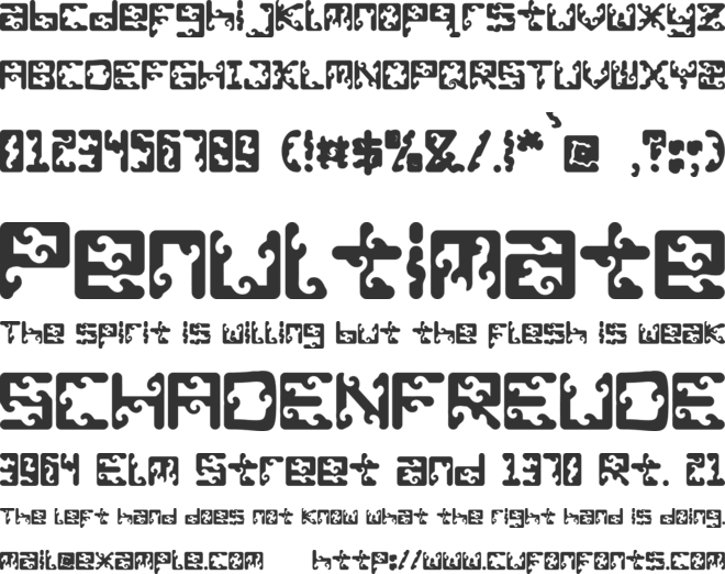 Spooky Witch- PERSONAL USE font preview