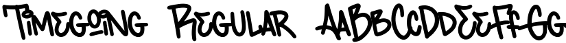 Timegoing Regular font