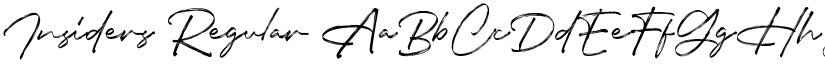 Insiders Regular font