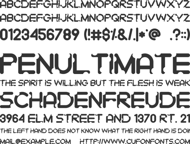 Gigigit Font font preview