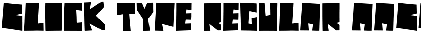 Block Type Regular font