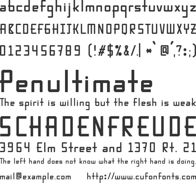 Karpow font preview