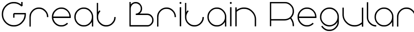 Great Britain Regular font