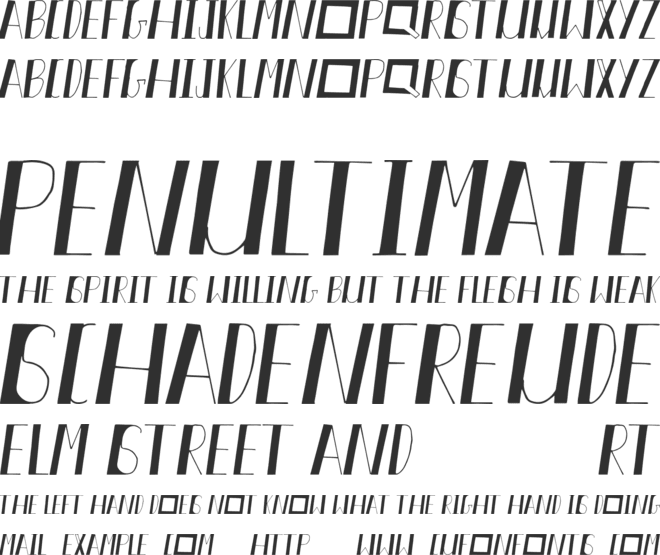 Akiva font preview