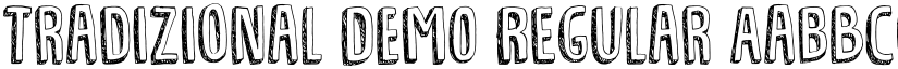 Tradizional DEMO Regular font