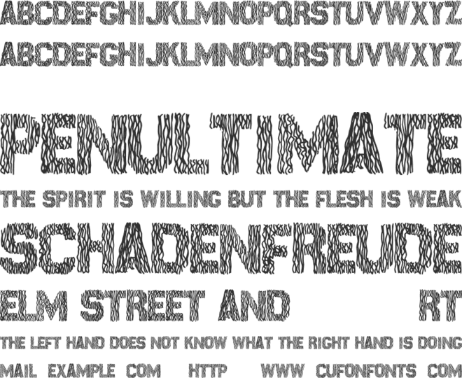 SurfPoint font preview
