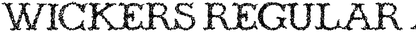 Wickers font download