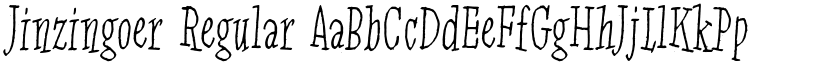 Jinzingoer font download