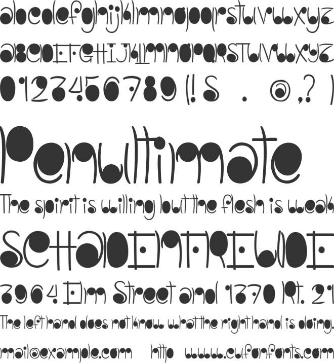 linestones Demo font preview