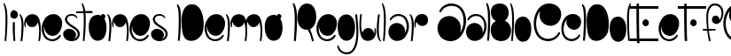 linestones Demo Regular font
