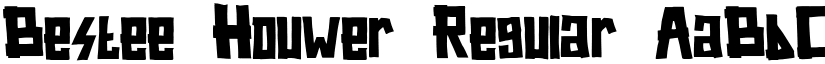 Bestee Houwer Regular font