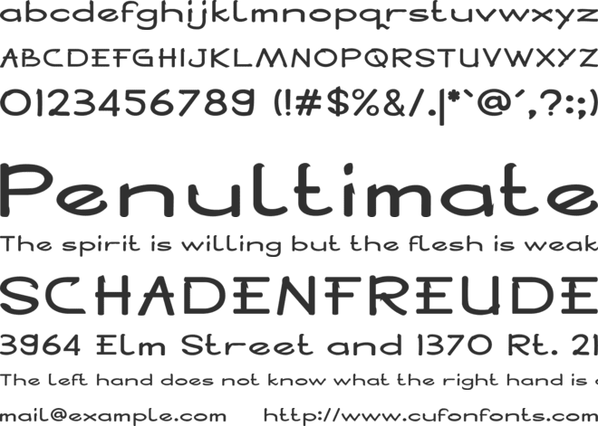 Jsd Streampoint font preview