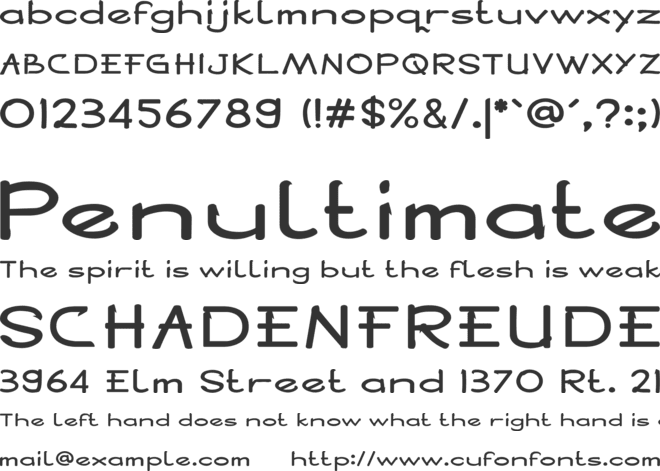 Jsd Streampoint font preview