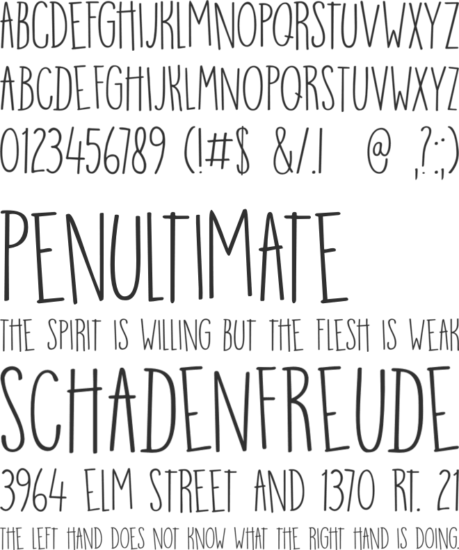 DK Mango Smoothie font preview